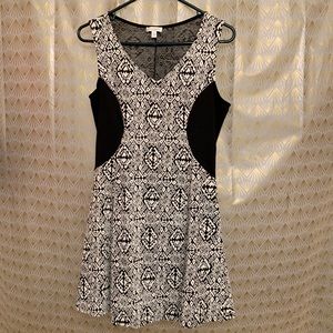 Charming Charlie’s b&w dress